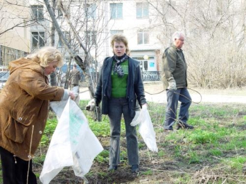 На субботнике