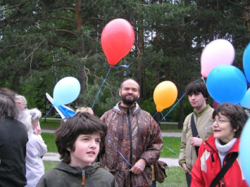 На первом плане Артем Филиппов и В.Э.Филиппов